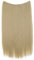CAISHA 50cm 1 Tresse Extension mit Gummiband Extensions Haarverlängerung Haarteil Glatt Blond E113