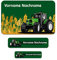 50 x personalisierte Namensaufkleber Sticker mit Wunschname Klebeetiketten zum Markieren Stifte Hefte mit Kinder Name Schule Kindergarten Aufkleber Set (15 Traktor)