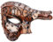 Steampunk Halbmaske (Gold/Bronze)