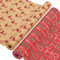 AhfuLife 2 Rouleau Kraft Papier Cadeau de Noël, 43cm×15m Recyclable Papier d'Emballage avec Motifs Fins pour Enfant Emballage des Cadeaux de Noël (I: Kraft Marron)
