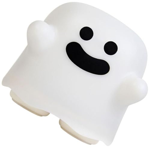 Holibanna Geisterlaterne Saisonales Licht Geister-nachtlicht Halloween-nachtlampe Halloween-geisterzeichen Kompakte Tischleuchte Süße Nachttischlampe Plastik Lustig Haushaltsprodukte