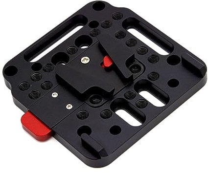 Gatuida Quick Release Adapter for Battery Plate Plate Screw Holes Aluminum Construction