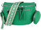 MIRROSI® Bauchtasche Damen, Veganleder 30x20x9cm, Umhängetasche, Brusttasche, Crossbody bag, Kunstleder leder, verstellbare Schulterriemen Bohemian Style (Grassgrün)