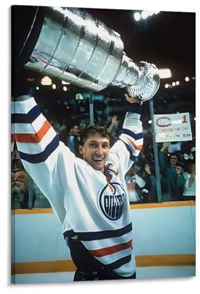 XINTOUYAN Wayne 99 Gretzky-Hockeyspieler-Poster (6) Kunstdruck auf Leinwand, Poster, Wandfarbe, Kunstposter, Dekoration, moderne Wohnkunstwerke, 20 x 30 cm