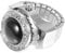TENDYCOCO 1 Stück Ringuhr Herren Ringuhren Für Herrenuhren Für Frauen Ringe Für Mode Vintage Uhr Finger Ornament Uhr Für Finger Casual Fingeruhr Metall Silber