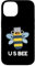 Coque pour iPhone 14 Gadget amusant US Bee