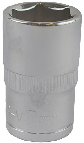 17mm 1/2 Drive Shallow Metric Socket Single Hex / 6 Sided Bergen