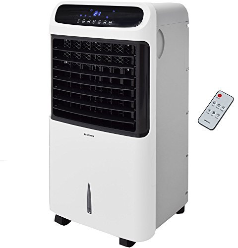 Syntrox 4 in 1 Luftkühler Luftbefeuchter Lufterfrischer und Ventilator mit Touch Panel und Fernbedienung Luftdurchsatz 1200 m³/h AC-80W-12L Wind