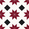 WallPops FP2482 Orion - Piastrelle adesive per pavimenti, colore: rosso, 10 pezzi