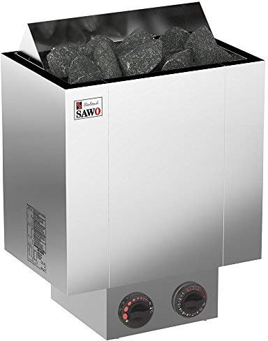 SAWO NORDEX 2017 Elektrische Saunaofen, Leistungsbereich: 4,5 kW; 6,0 kW; 8,0 kW; 9,0 kW; mit integrierte Steuerung (NB-Modell); Multispannung: entweder Einphasig oder 3-Phasig;