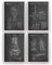 Outer Space Patent Poster - Set Of 4 - Nasa Science Print Gift Astronaut Vintage Blueprint Spaceship Aerospace Wall Art Bedroom Sci-Fi Fan Decor Rocket - Frame Not Included