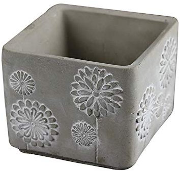 NICOLE Beton-Blumentopf-Formen für den Schreibtisch, zur Dekoration von Zuhause und Büro.