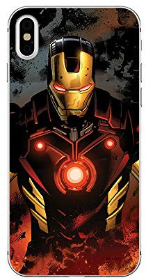 ERT GROUP GROUPund Offiziell Lizenziertes Marvel Iron Man Handyhülle für iPhone X, iPhone XS, Case, Hülle, Cover aus Kunststoff TPU-Silikon, schützt vor Stößen und Kratzern, MPCIMAN4526, mehrfarbig