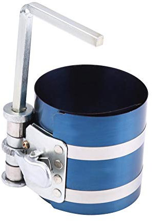 Piston Ring Compressor, 53mm-125mm Car Engine Piston Ring Tool Piston Ring Compressor Installer Band Ratchet Tool 53mm-125mm (3in)