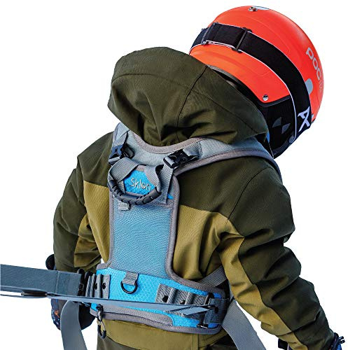 Sklon Ski and Snowboard Harness Trainer for Kids - Teach Your Child the Fundamentals of Skiing and Snowboarding - Premium Training Leash Equipment Prepares Them to Handle the Slopes (Blue Frost)
