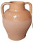 BROCCHE PER ACQUA IN TERRACOTTA (2 PEZZI UGUALI CON MISURE DIVERSE), FATTE A MANO SUL TORNIO, SMALTATE ALL’INTERNO GIARE MUMMOLO ARREDO TAVOLA CUCINA MADE ITALY