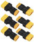 FLY RC 3 Paar XT60 an XT90 Stecker Stecker Buchse Adapter Kompaktleuchte Drahtloser Netzstecker Adapter Anschluss UAV RC Modellauto Flugzeugbatterie