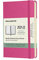 Moleskine - 18-Monats Wochenplaner/Terminplaner 2021/2022, Wochennotizbuch mit festem Einband und elastischem Verschluss, Format Pocket/A6 9 x 14 cm, Farbe Bougainvillea-Rosa, 208 Seiten