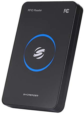 RFID-Lesegerät, 13,56 MHz Kontaktloser HF-RFID-Smart-IC-USB-Kartenleser mit Zugangskontrolle für einen MF1 S50 S70