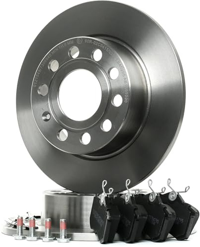 STARK Bremsen Set Hinten 253mm Bremsscheiben und Beläge Komplett Kompatibel mit VW Golf 6 5K1 Golf 5 Schrägheck 1K1 GOLF PLUS 5M1, 521, SKODA Octavia III Combi 5E5, AUDI A3 Sportback 8PA
