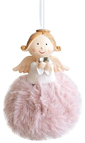 TianWlio Weihnachten Engel hängende Ornamente Weihnachtsbaum Anhänger Home Weihnachtsdekoration Mädchen Geburtstag Party Decor süße Weihnachten Dekoration Weihnachtsmann Deko (C, One Size)