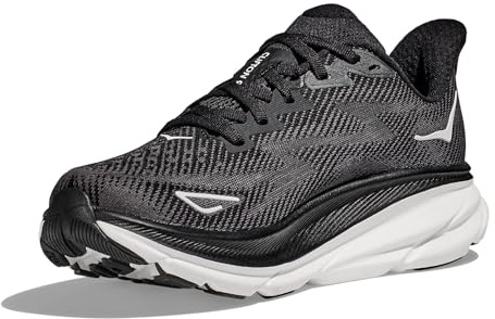 HOKA ONE ONE 1127896-BWHT Clifton 9 Women Black/White UK 7.5
