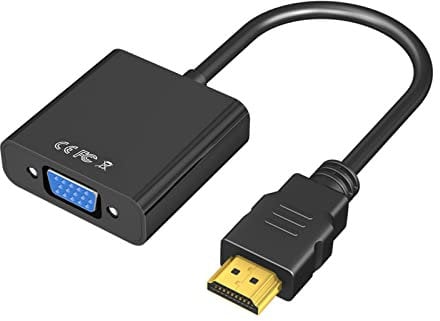 Yoezuo Adaptateur HDMI Vga, Adaptateur HDMI vers VGA(mâle vers Femelle) pour Ordinateur, Bureau, Ordinateur Portable, PC, Moniteur, projecteur, HDTV, Chromebook, Raspberry Pi, Roku, Xbox et Plus
