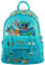 Wondapop Disney Lilo & Stitch Mini-Rucksack, veganes Leder, 27,9 cm, Blau, Miniature, Lilo