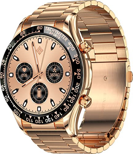 Smartwatch Telefonieren Herren Fitness Tracker für Android IOS Fitnessuhr mit Blutdruckmessung Pulsuhr Schlafanalyse Musikplayer NFC Sportuhr Schrittzähler Fitness Watch