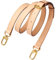 BMBMLV Vachetta Lederriemen Verstellbarer Crossbody-Gurt für kleine Taschen Pochette Mini NM Eva Favorite PM MM Nano Speedy, Beige
