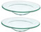 Healifty 2 Pièces Tampon Bol en Plat Chauffe Plat Chauffe-Huile De Remplacement Chauffe-Bougies Oeuf Aromathérapie à Haute Teneur en Borosilicate