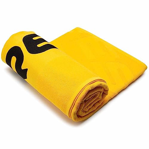Cressi Unisex-Adult Cotton Frame Beach Towel 100 x 180 cm Strandhandtuch, Gelb
