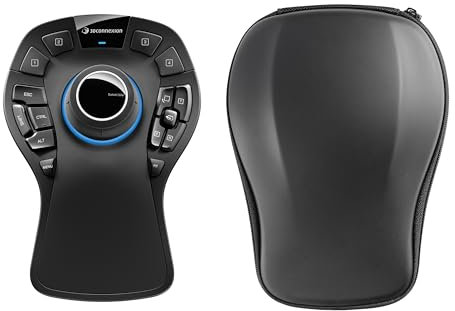 3Dconnexion SpaceMouse Pro Wireless (Bluetooth Edition, 3D-Maus, kabellos) Mattschwarz