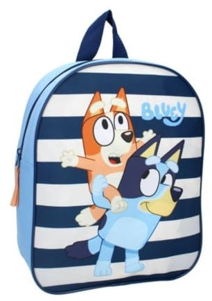 mybagstory - Rucksack - Bluey - Blau - Kinder - Schule - Kindergarten - Kindergarten - Kindergarten - Kindergarten - Schulranzen Jungen - Größe 29 cm - verstellbare Träger - Geschenkidee, blau, 29 cm