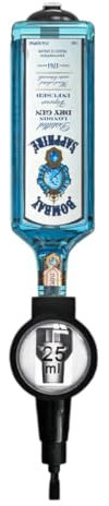Professional 1 Bottle Optic 25ml for Home Bar UK Made - Bar Butler Shot Measure Bracket Alcohol Spirits Wine Upside Down Drink Dispenser, Home bar, Garage (25ml, 1 Bottle Professional)