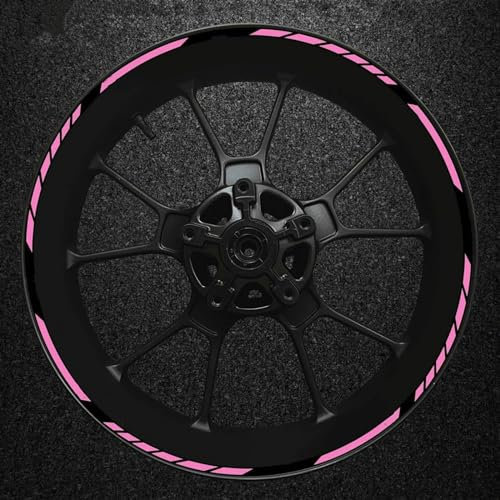 ENBHD Motorrad 17 Zoll Radnabe Aufkleber Dekoration Felge Reflektierende Aufkleber Für Kawasaki Für Ninja 125 250 300 400 650 ZX-6r 10R 14R (Größe : 22)