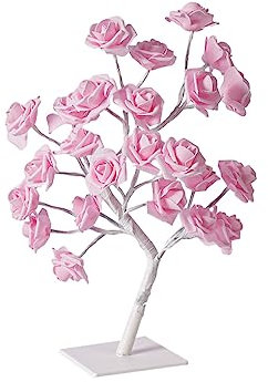 tuwiwol LED Lichter im Bonsai Stil – Stück Natur ins Zuhause, simulierte Rosenbaum Lichter, ABS Raumdekorationslichter, Typ3