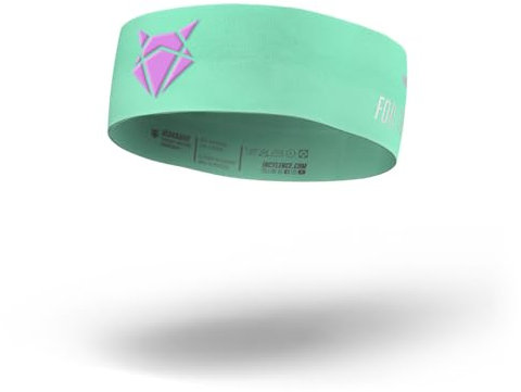 INCYLENCE Headband schmales Sport Stirnband für Damen und Herren aus hochwertigen italienischen Fasern, antibakteriell geruchsneutral, Frühling Sommer Herbst Winter (Mint Purple)