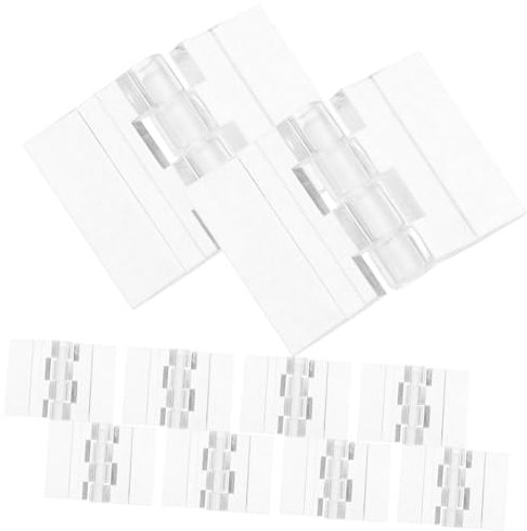 GARVALON 10stücke Scharniere Transparent Klapp Scharnier Box Scharnier Für Schrank Schubladen