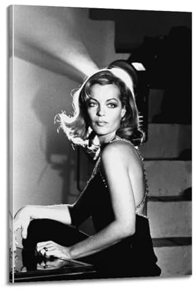 RedMush Poster Schauspieler Romy Schneider (1), Leinwandposter, Schlafzimmer-Dekor, Sportlandschaft, Büro, Raumdekoration, Geschenk, Rahmen-Stil, 20 x 30 cm