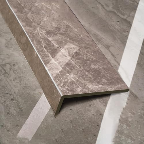 HPIRFYE Grau Fensterbank innen Kunststoff,mit Seitenabschluss,Außen,PVC