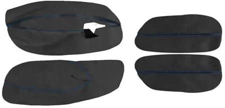 Pexorin For VW, for Golf, for 4 MK4, for Jetta, for Bora, 1998 1999 2000 2001 2002 2003 2004 2005 Seulement 3 portes panneau d'accoudoir de porte de voiture garniture de couverture en cuir suédé panne