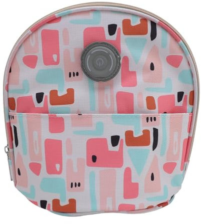 KKPLZZ Insulated Bottle Bag, Multi-Purpose Leaks Containers, Portable Milk Bottle Cooler Bag for Outdoor Use, pink, briefcase