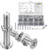 M4 Schrauben Set, 630 Stk Senkkopfschrauben Muttern Set, Flachkopfschrauben und Muttern Set, Kreuzschlitz Maschinenschrauben Sortiment, Gewindeschrauben Set mit Unterlegscheiben Set(Silber, M4)