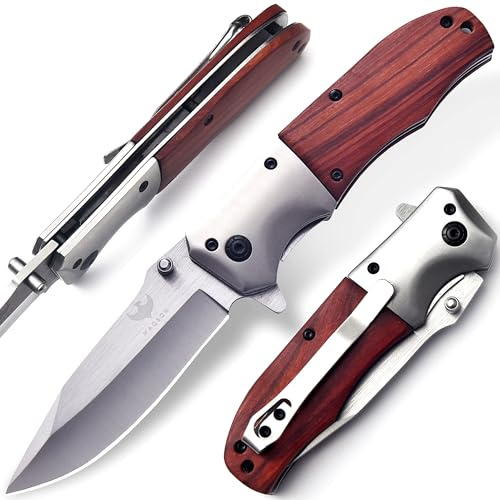 MAQSON Taschenmesser für Outdoor & Survival Taschenmesser mit Jagdmesser Messer Outdoo Camping MAQ2083G