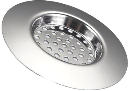ERYUE Bathroom Sink Drain Strainer Stainless Steel Bathtub Shower Drain Filter Basket Hair Catcher for Kitchen Laundry Floor