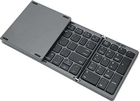 Solinder Faltbare -Tastatur mit Zifferntaste, 5.1, 81 Tasten, Typ C, 90 Tage Standby, Tastatur Im Taschenformat für PC, OS X,