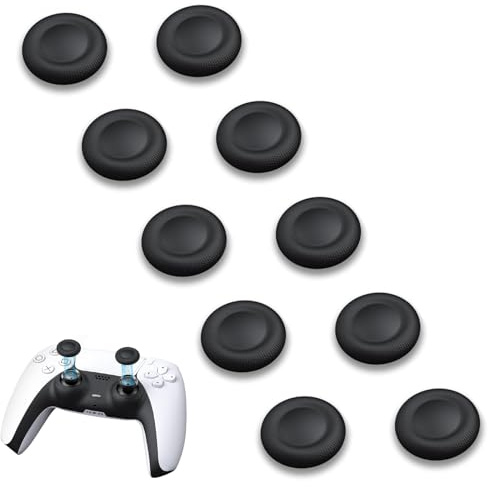 PS5 Controller Stick Aufsätze, 10 Stück Für PS5 PS4 Xbox | Weiches Silikonmaterial, 10 Stück Controller Grip, Laserstrukturiertes Design, Für PS5 PS4 Xbox Series