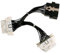 bbfly-B11 Extension OBDII OBD2, adaptateur, répartiteur 16 broches, 1 prie mâle et 2 prises femelles 15 cm