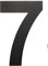 Floating House Number Large Door Number Stainless Steel House Numbers Made of solid 304 Stainless Steel Floating Appearance Address Numbers 8in/20.5cm(7)